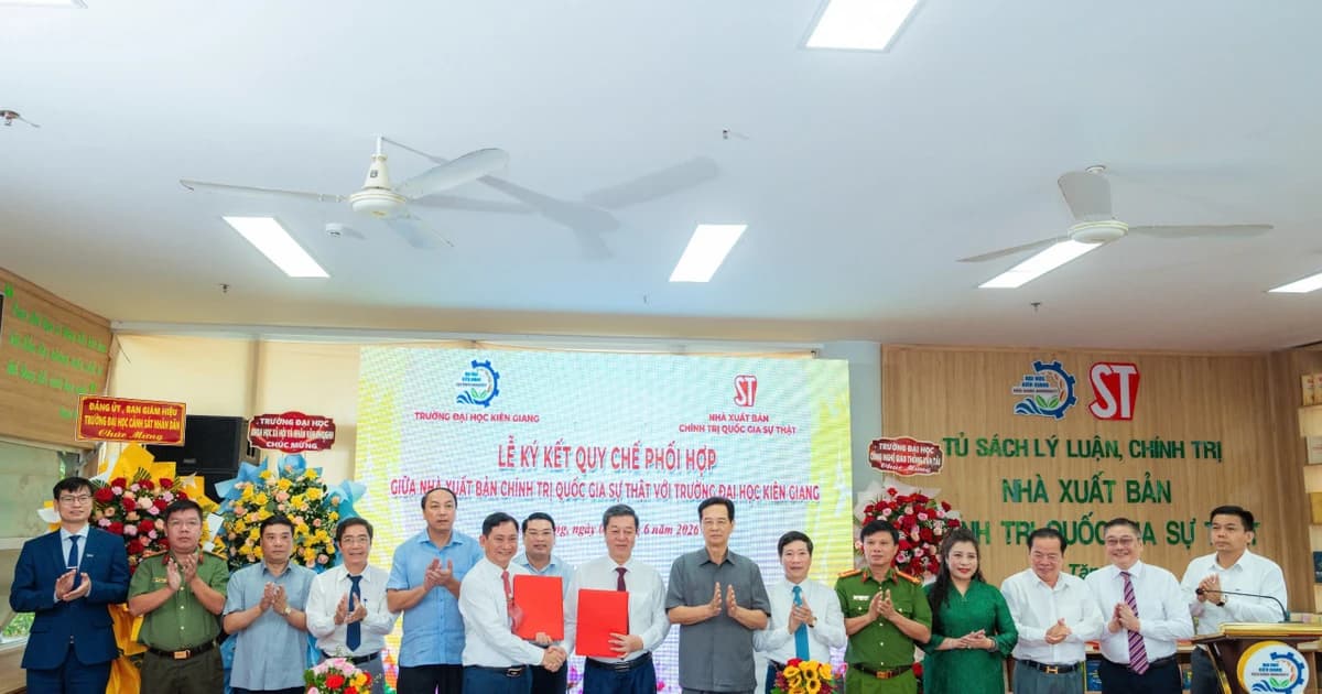 Mở rộng liên kết đào tạo, nghiên cứu và xuất bản tại Trường ĐH Kiên Giang