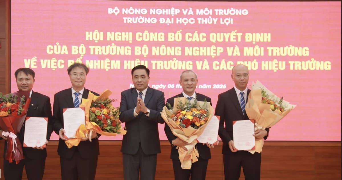 8 mục tiêu mà tân Hiệu trưởng Trường ĐH Thuỷ lợi hướng đến