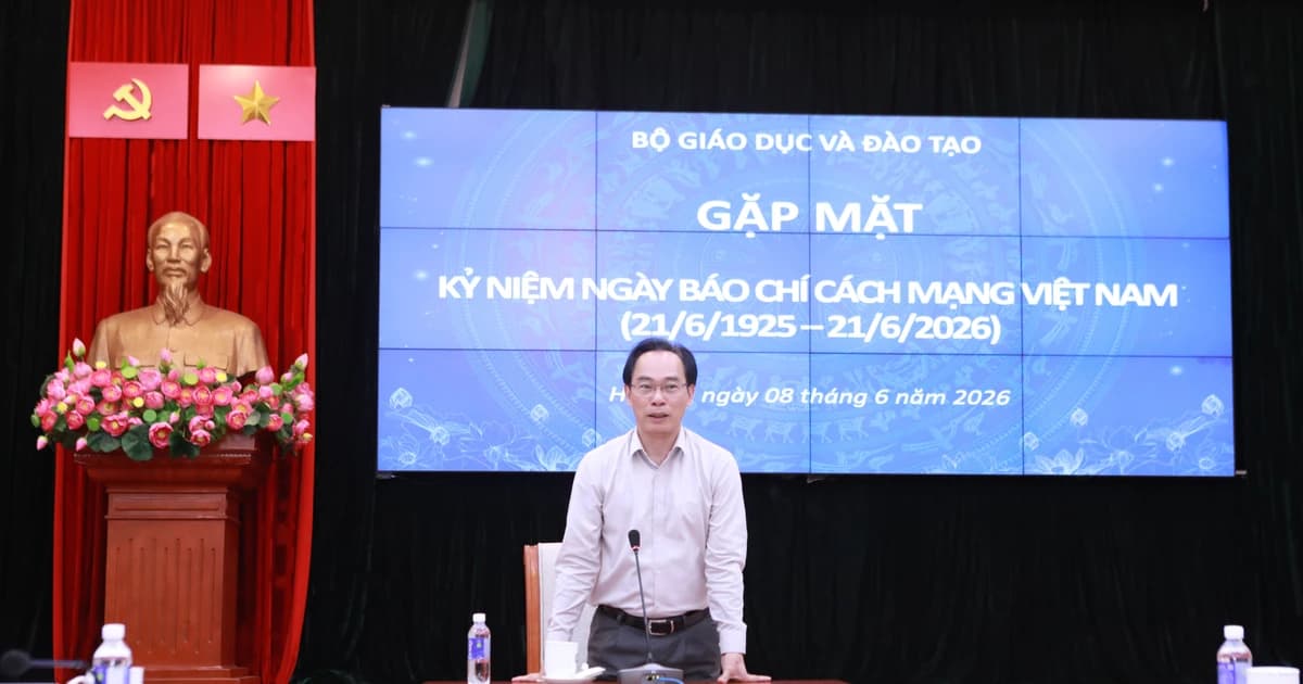 Bộ GD&ĐT gặp mặt báo chí nhân kỷ niệm Ngày Báo chí Cách mạng Việt Nam