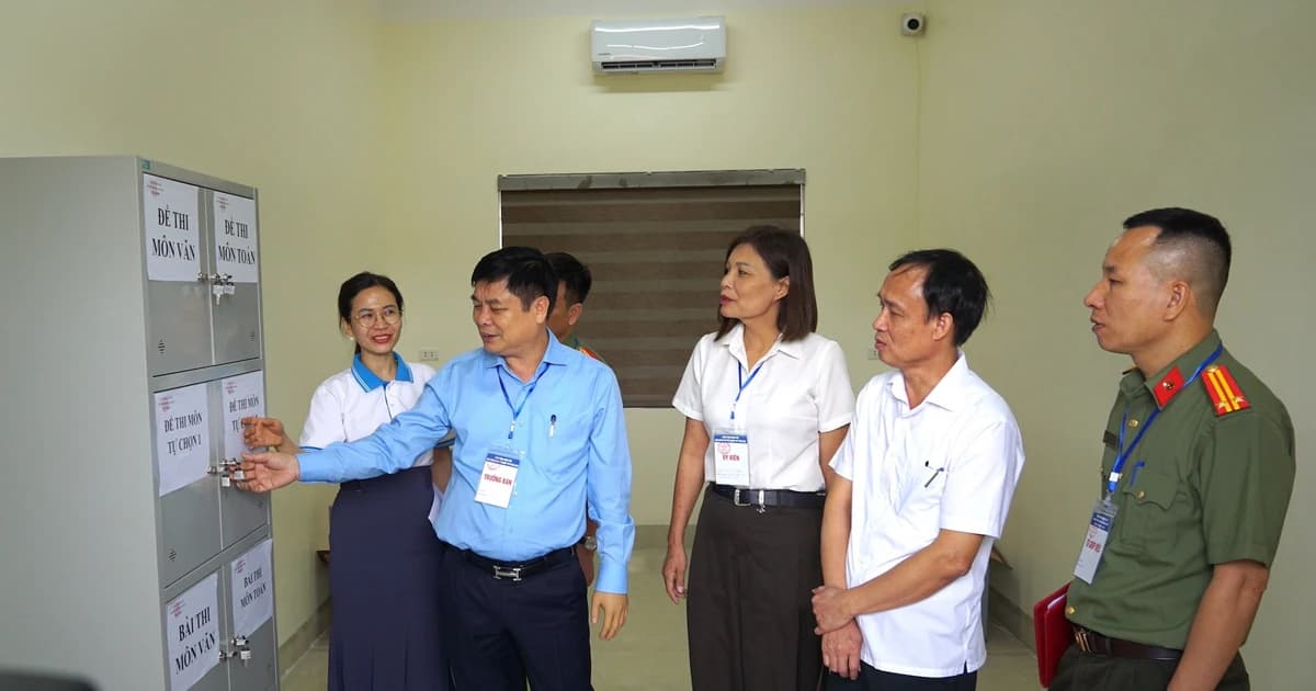 Hưng Yên rà soát kỹ lưỡng, sẵn sàng cho Kỳ thi tốt nghiệp THPT 2026