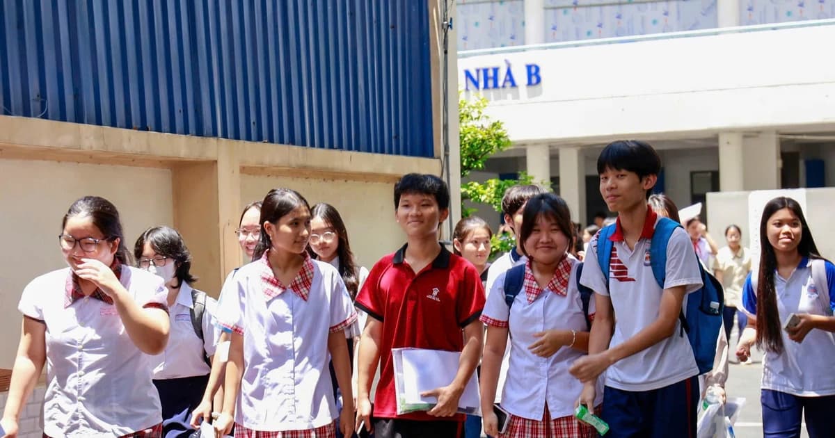 Trường Phổ thông Năng khiếu công bố điểm chuẩn lớp 10
