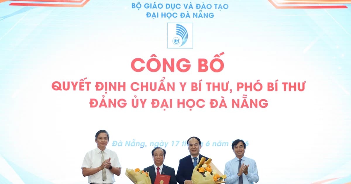 Công bố quyết định nhân sự tại Đại học Đà Nẵng và các trường thành viên