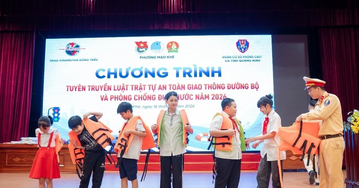Tuyên truyền phòng chống đuối nước cho học sinh ở Quảng Ninh