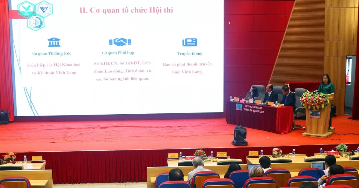 Hội thi sáng tạo kỹ thuật Trần Đại Nghĩa tại tỉnh Vĩnh Long