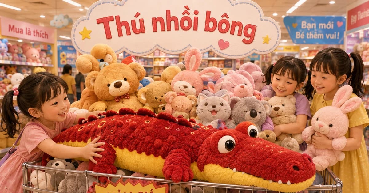 Truyện ngắn: Cá sấu bông về nhà mới