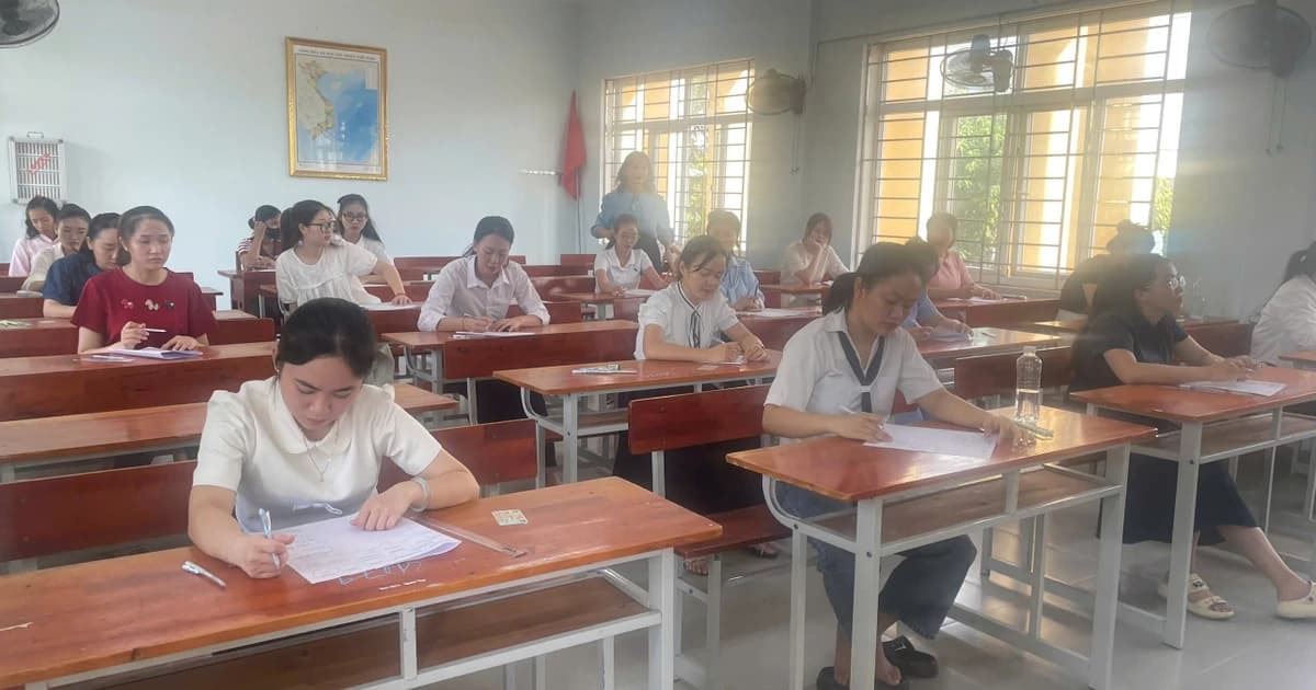 Hơn 2.600 thí sinh cạnh tranh 311 chỉ tiêu giáo viên ngành Giáo dục Quảng Trị