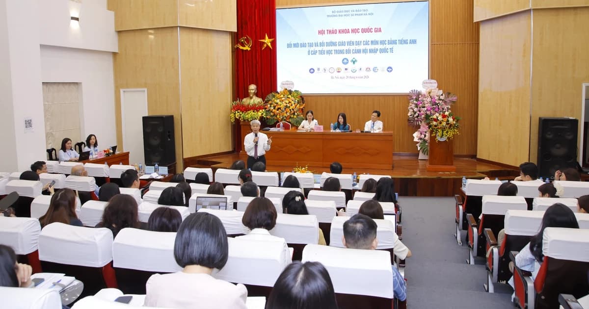 Bảo đảm mục tiêu cốt lõi khi triển khai dạy học bằng tiếng Anh