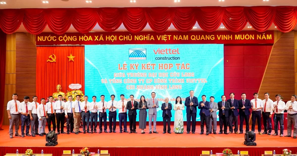 Trường ĐH Cửu Long hợp tác với Viettel Vĩnh Long đào tạo, tuyển dụng lao động
