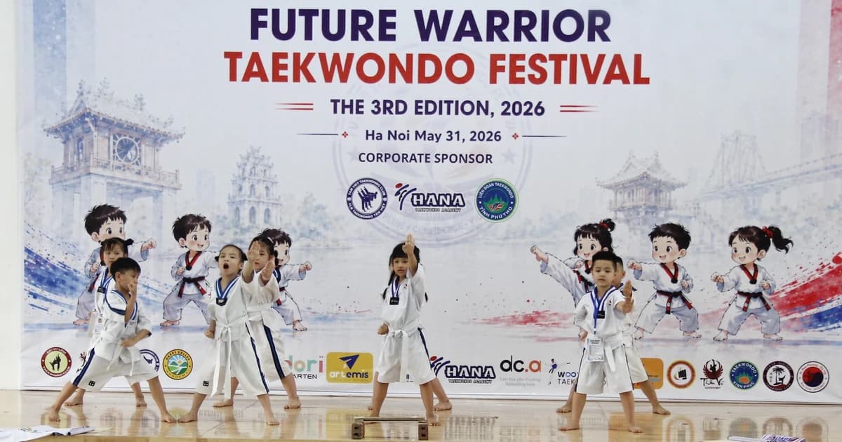 Từng bước hoàn thiện mô hình phổ cập Taekwondo cho trẻ mầm non
