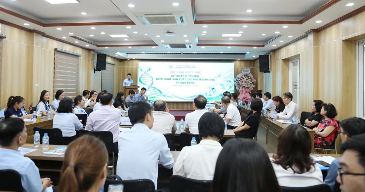 Nhiều công nghệ sinh học mới được giới thiệu tại Trường ĐH Mở Hà Nội