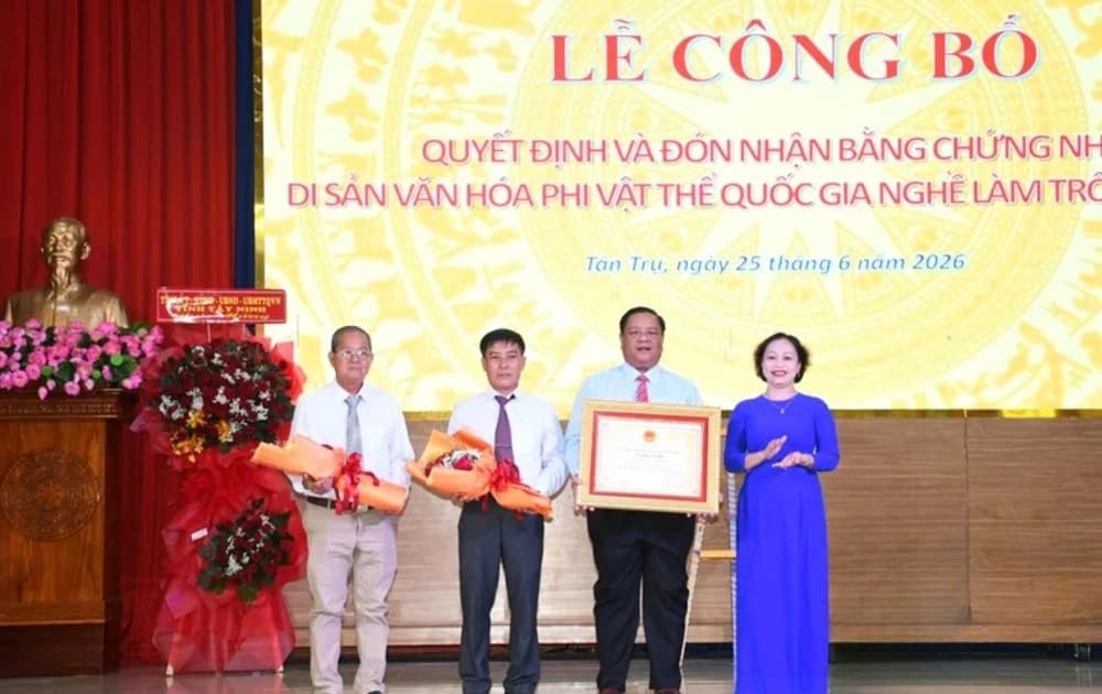 Nghề làm trống ở Tây Ninh là Di sản văn hóa phi vật thể quốc gia