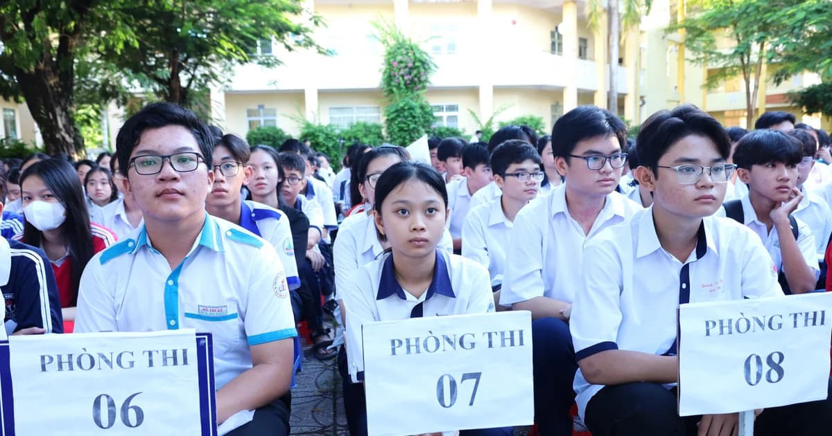 Hơn 1.200 học sinh ở Cà Mau tham gia kỳ thi tuyển sinh vào lớp 10 THPT chuyên