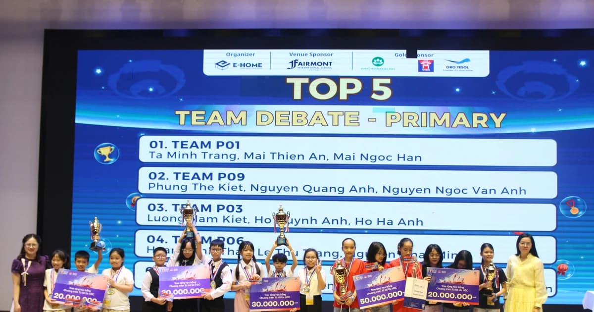 Chung kết sân chơi học thuật tranh biện học sinh toàn quốc