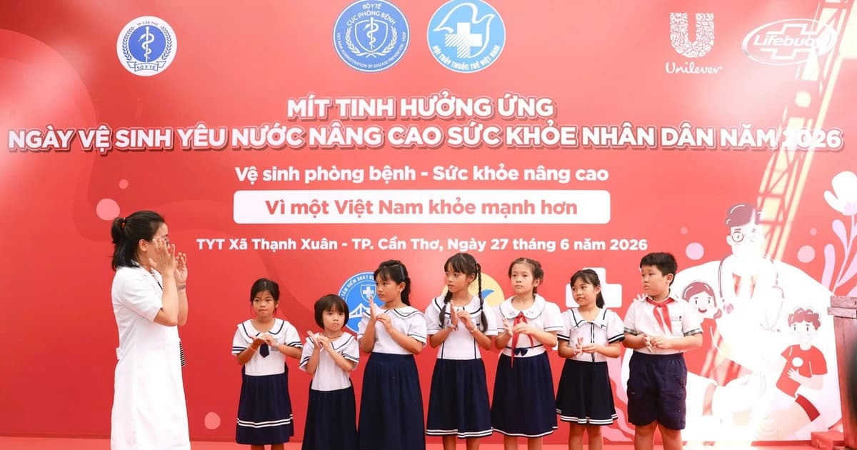 Phát động phong trào vệ sinh yêu nước năm 2026