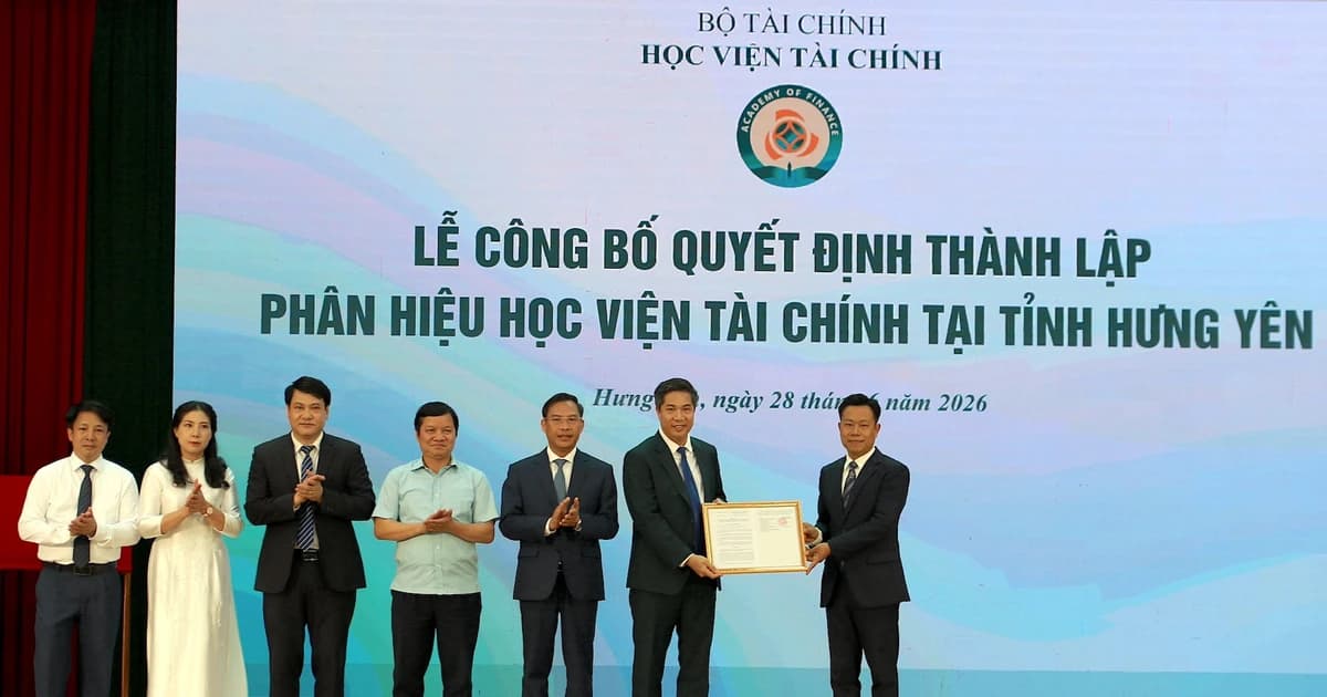 Thành lập Phân hiệu Học viện Tài chính tại Hưng Yên