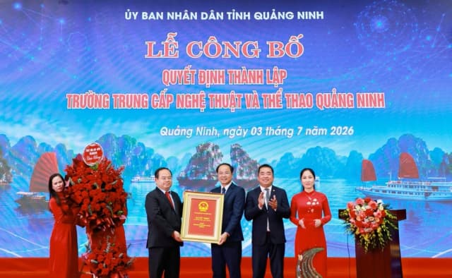 Thành lập Trường Trung cấp Nghệ thuật và Thể thao Quảng Ninh