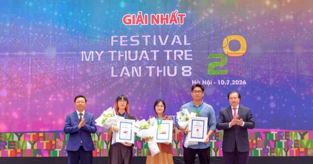 31 giải thưởng được trao tại Festival Mỹ thuật trẻ lần VIII