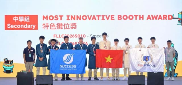 Học sinh ‘đất Cảng’ đoạt giải vô địch tại sân chơi STEM quốc tế