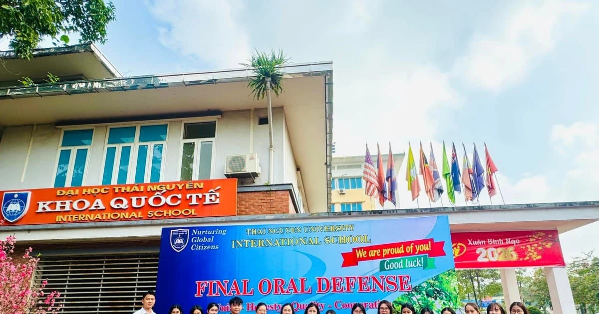 Môi trường đào tạo quốc tế ngay tại Thái Nguyên