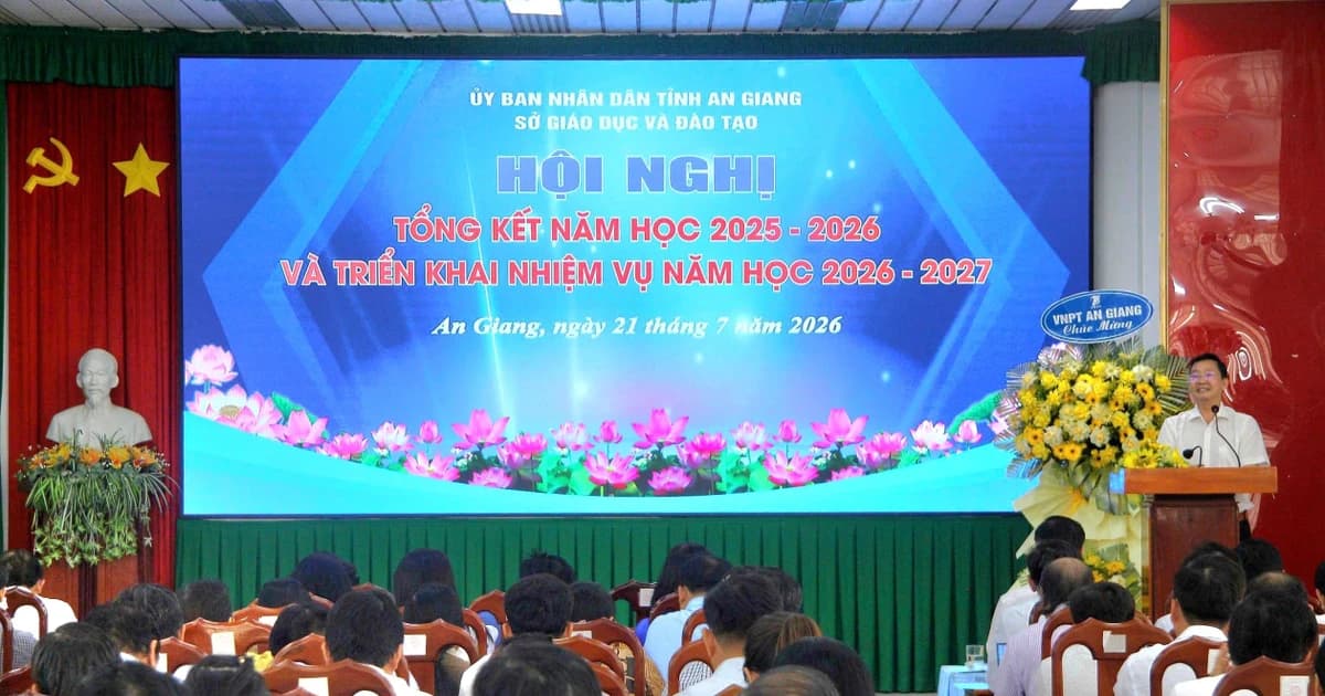 Ngành GD&ĐT An Giang tập trung thực hiện hiệu quả 5 định hướng trọng tâm năm học 2026 - 2027