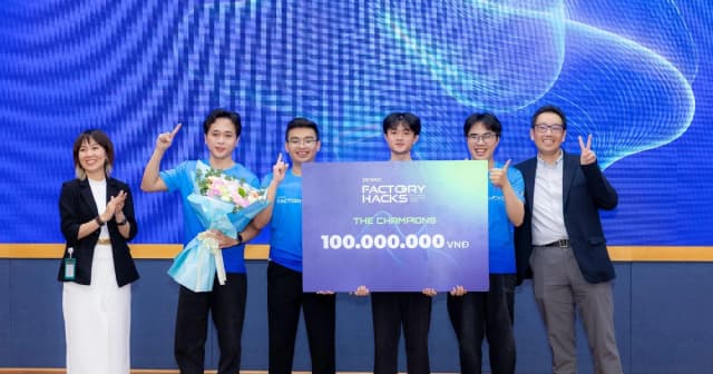 Sân chơi khích lệ sinh viên giải bài toán thực tiễn ngành sản xuất với AI