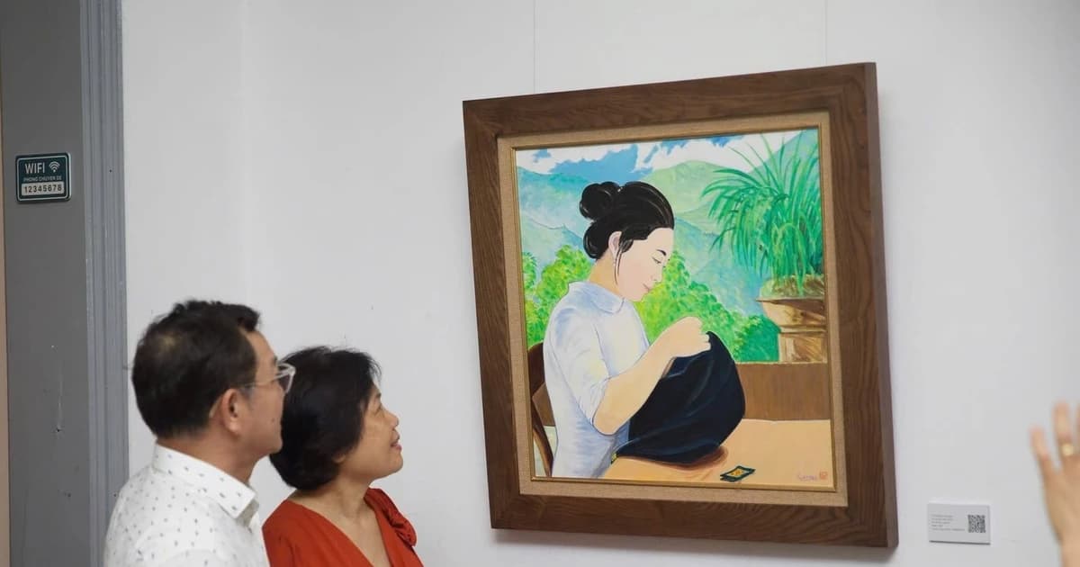 Họa sĩ người Anh đối thoại bền bỉ cùng văn hóa Việt