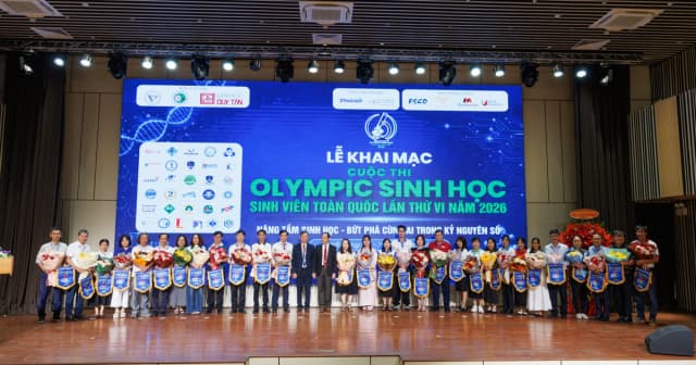 Sinh viên toàn quốc tranh tài tại Olympic Sinh học lần thứ VI