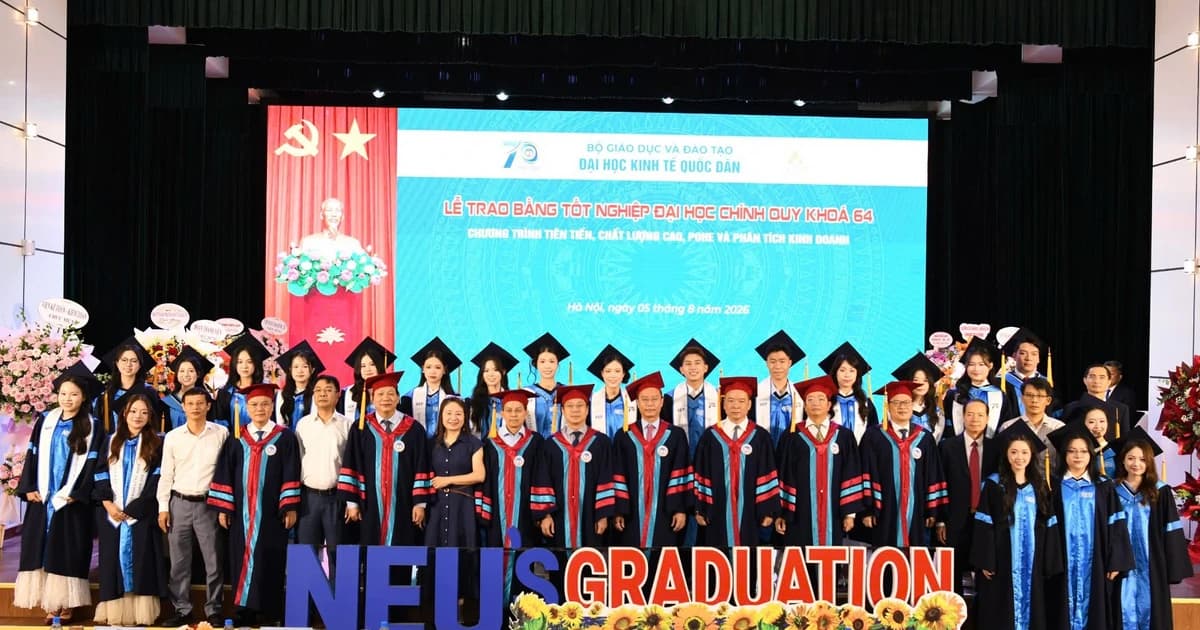 ĐH Kinh tế Quốc dân trao bằng tốt nghiệp Đại học chính quy khóa 64 Chương trình Tiên tiến, Chất lượng cao, POHE và Phân tích kinh doanh