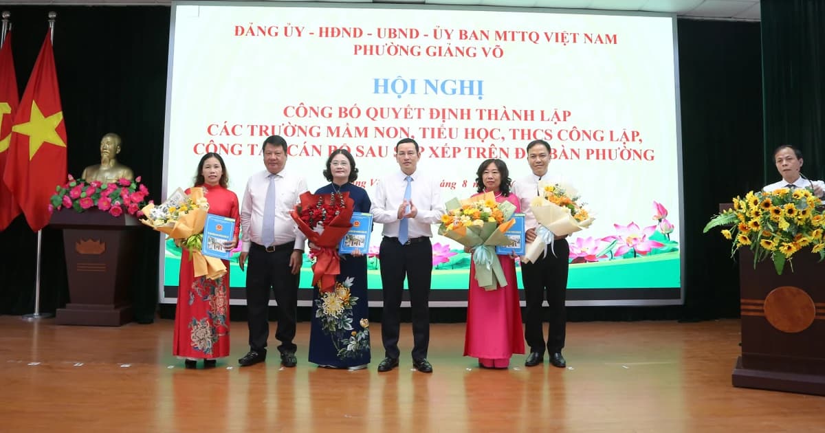 Giảm đầu mối quản lý, không giảm điểm học sau sắp xếp trường