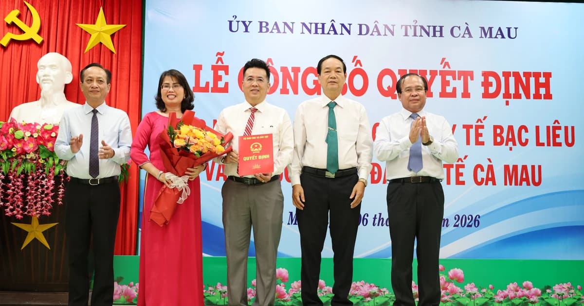Sáp nhập Trường Cao đẳng Y tế Bạc Liêu vào Trường Cao đẳng Y tế Cà Mau