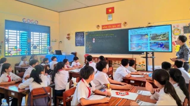 An Giang giảm hơn 52% đầu mối trường công lập sau sắp xếp