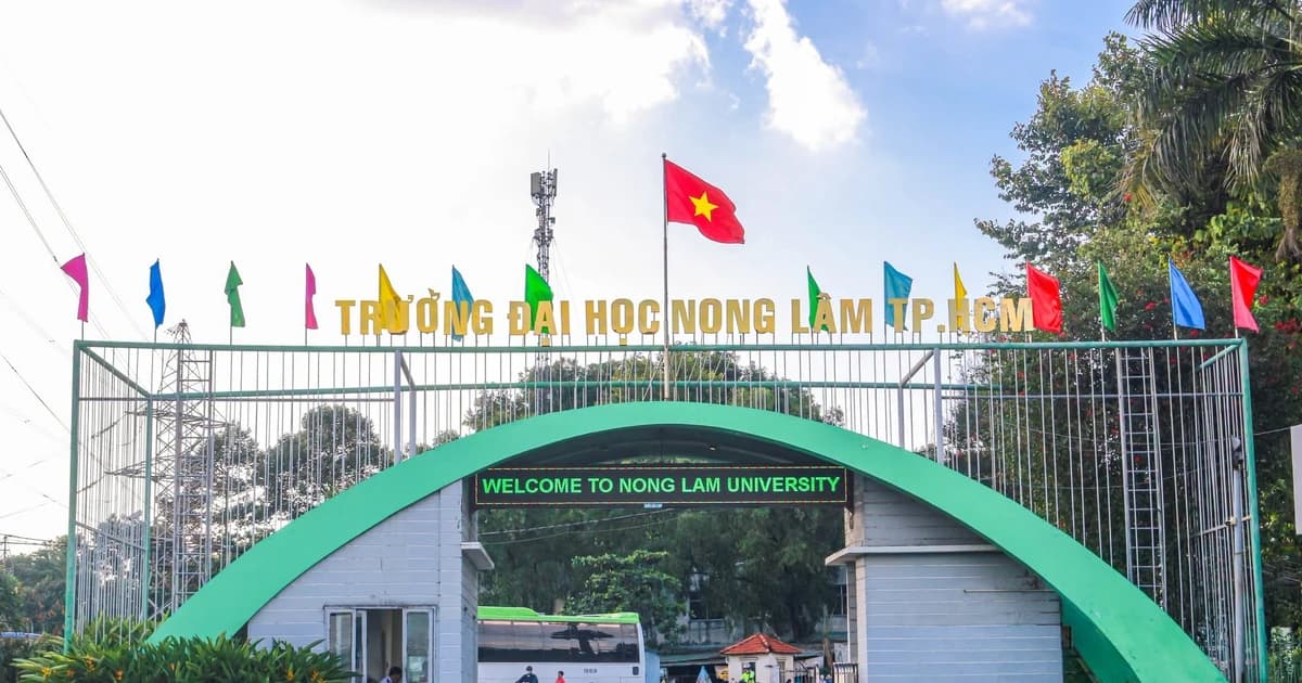 Trường Đại học Nông Lâm TPHCM lấy điểm chuẩn cao nhất 24,85
