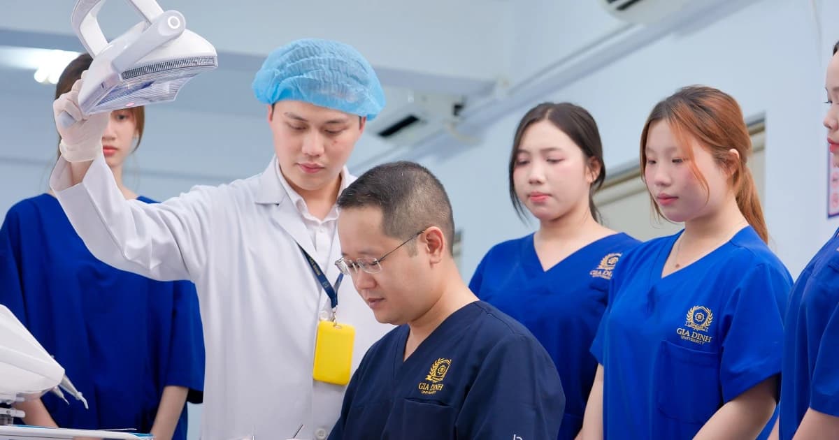 Trường ĐH Gia Định công bố điểm trúng tuyển, cao nhất ngành Răng - Hàm - Mặt
