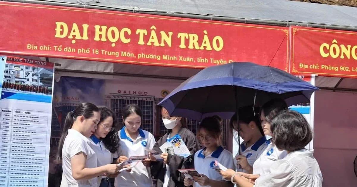 Đại học Tân Trào có điểm chuẩn ngành sư phạm cao nhất với 27,34 điểm