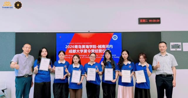 Sinh viên Thành Đô trải nghiệm tại ĐH Hoàng Hải (Trung Quốc), nâng cao năng lực ngôn ngữ và hội nhập