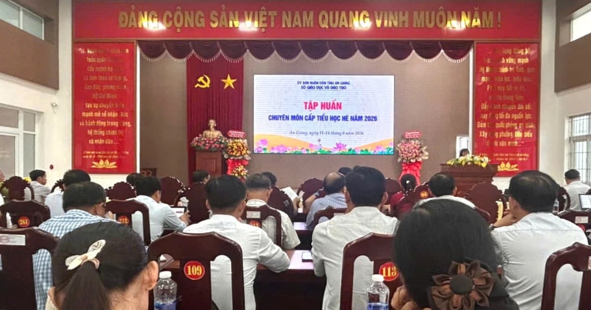 An Giang tập huấn nâng cao năng lực chuyên môn cho cán bộ, giáo viên