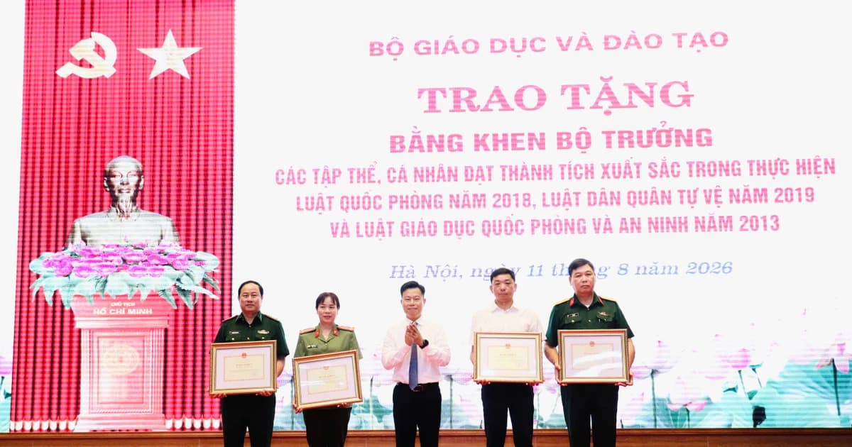 Bộ GD&ĐT tổng kết công tác quốc phòng, an ninh năm học 2025–2026