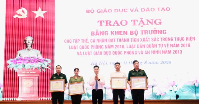 Bộ GD&ĐT tổng kết công tác quốc phòng, an ninh năm học 2025–2026