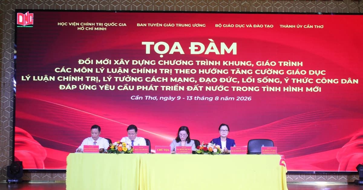 Chuyên gia, nhà giáo xây dựng chương trình, giáo trình các môn lý luận chính trị