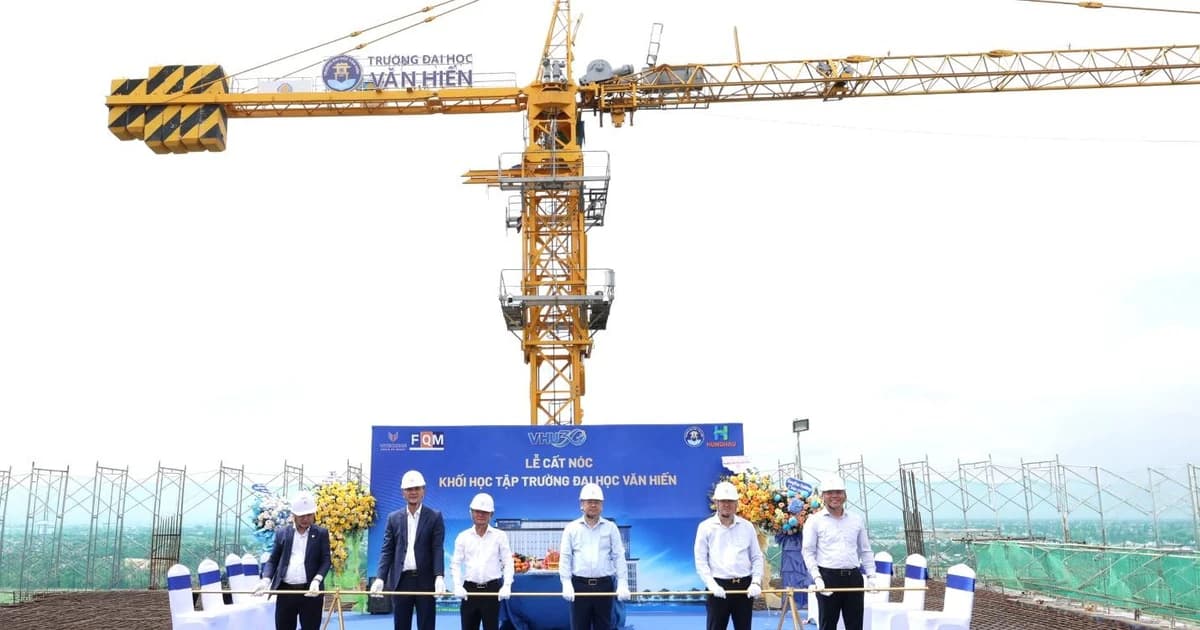 Trường Đại học Văn Hiến đã cất nóc khối đào tạo học tập thực hành HEC2