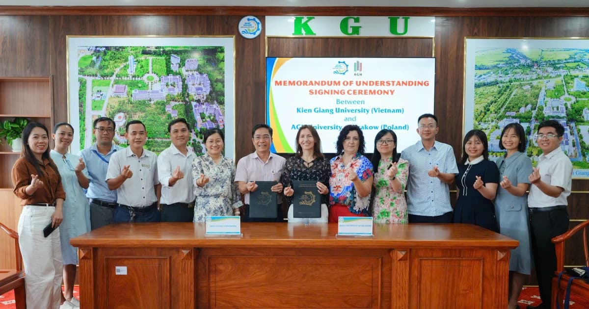 Trường Đại học Kiên Giang tăng cường hợp tác với các trường đại học Ba Lan