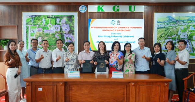 Trường Đại học Kiên Giang tăng cường hợp tác với các trường đại học Ba Lan