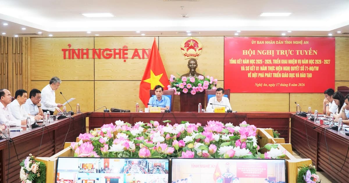 Ngành Giáo dục Nghệ An xác định ba đột phá chiến lược trong năm học 2026-2027