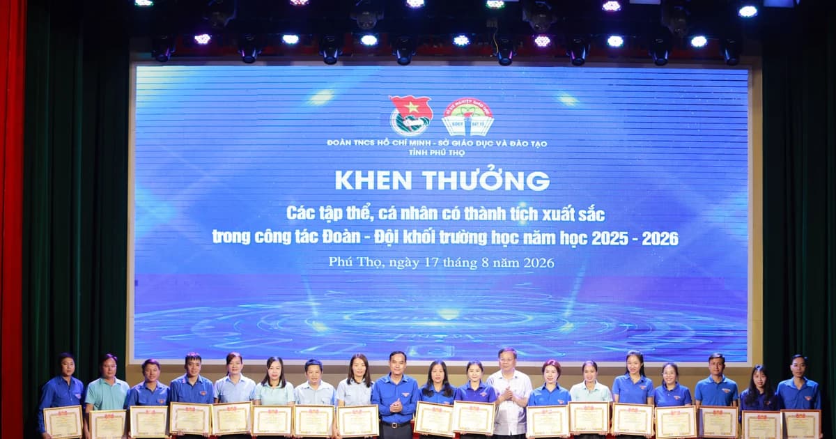 Phú Thọ biểu dương những điển hình trong công tác Đoàn - Đội trường học