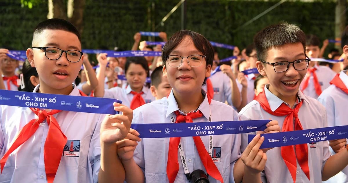 'Vắc-xin số' giúp học sinh vững vàng trước thách thức không gian mạng