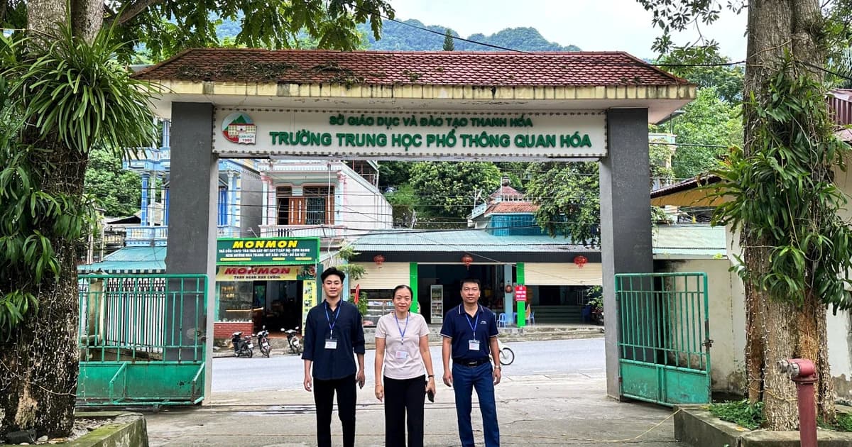 Trường vùng cao Thanh Hóa sẵn sàng chào đón năm học mới