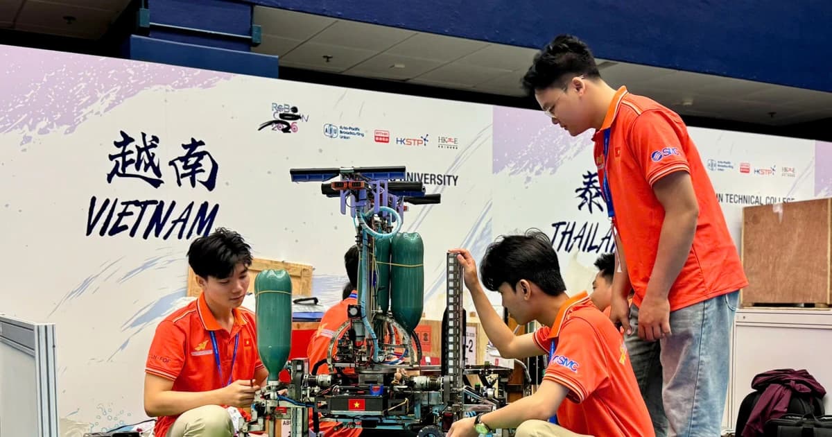Chung kết sân chơi robot dành cho sinh viên hàng đầu châu Á - Thái Bình Dương trở lại