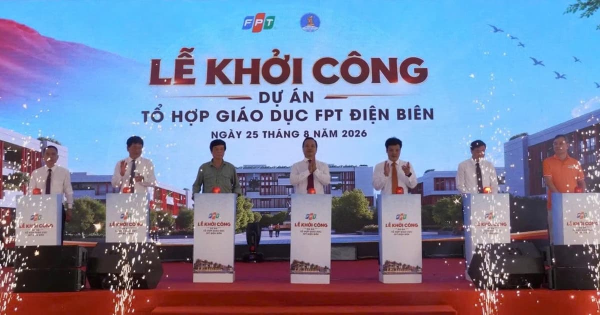 Khởi công Tổ hợp Giáo dục FPT tại Điện Biên