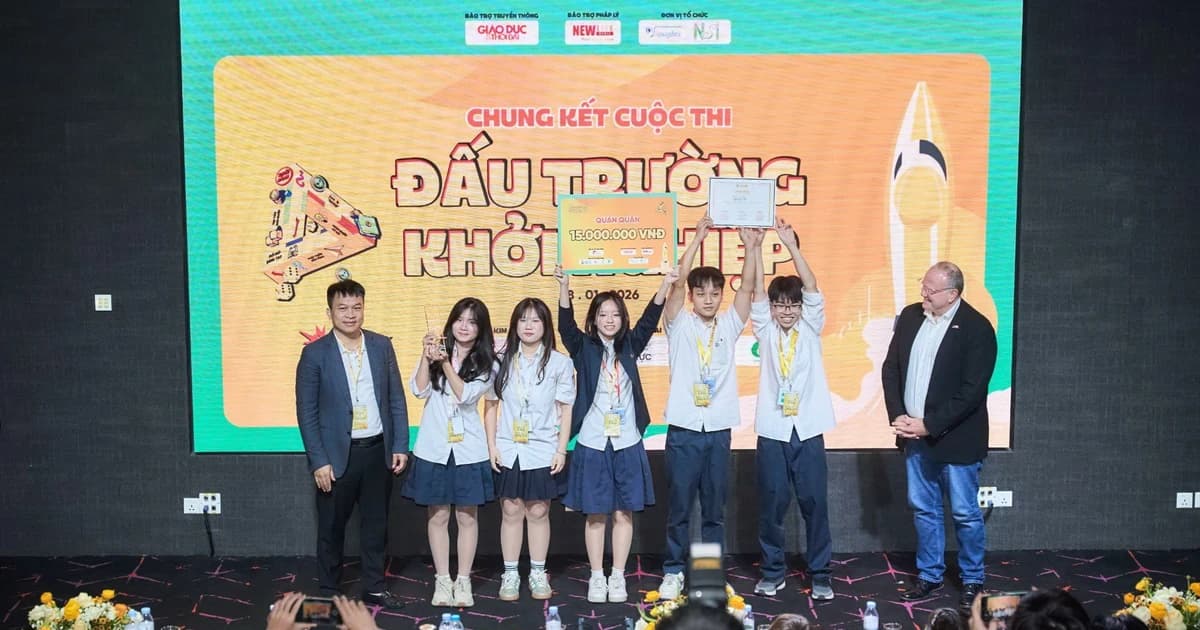 Khởi động Cuộc thi Đấu Trường Khởi Nghiệp 2026 dành cho học sinh THPT toàn quốc