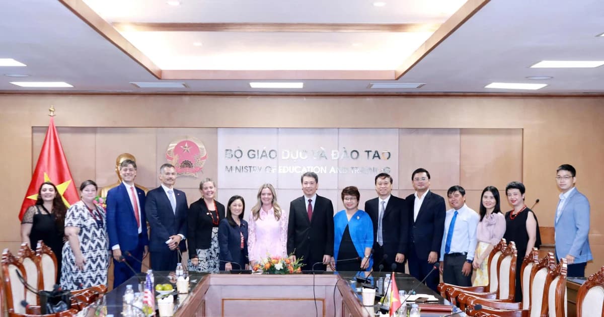 Việt Nam và Hoa Kỳ thúc đẩy hợp tác về giáo dục đào tạo